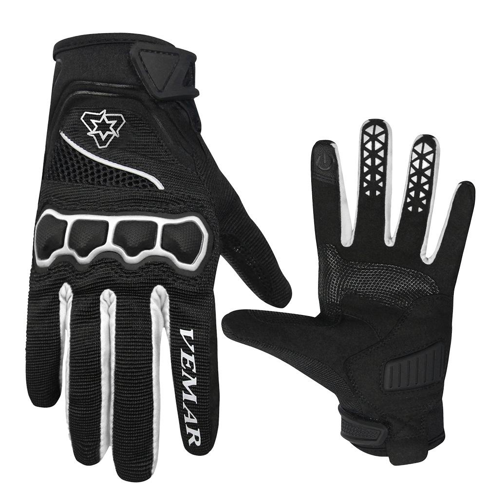 Cycling gloves Outdoor non-slip touch screen locomotive gloves Men s and women s riders shock-absorbing gloves XS
