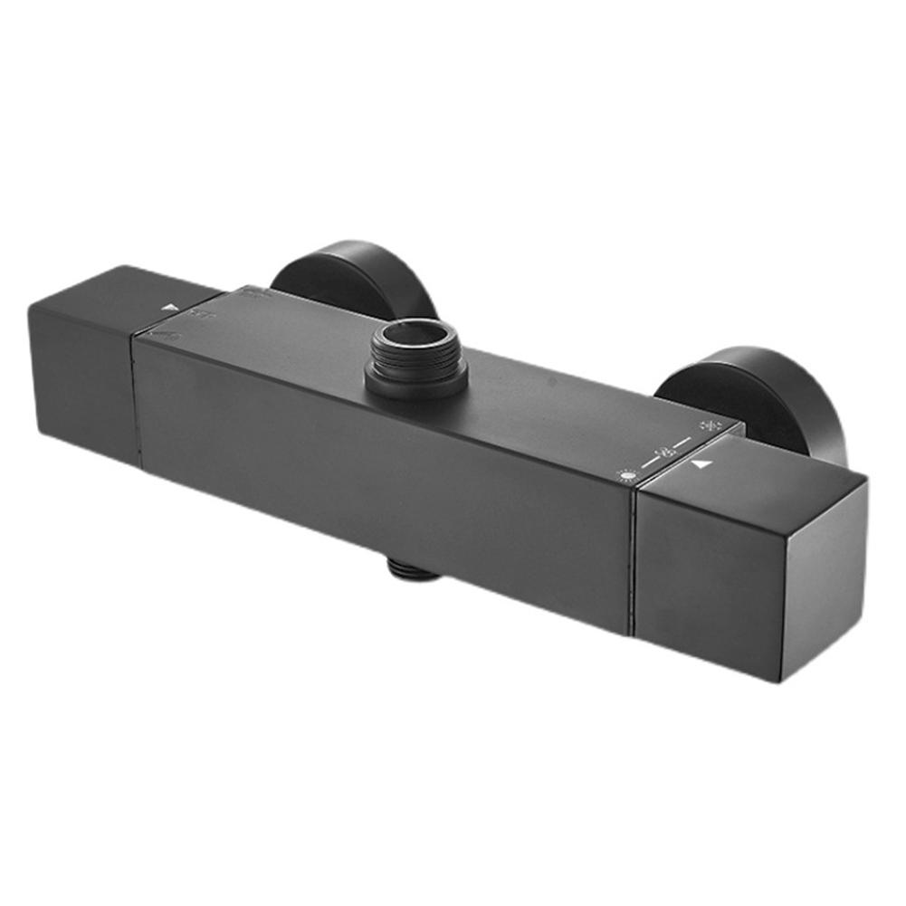 

Parts Shower Thermostat Accessories Bath Bathroom Chrome Deck Mounted Valve Bar Fittings Home Mixer Taps Useful чорний