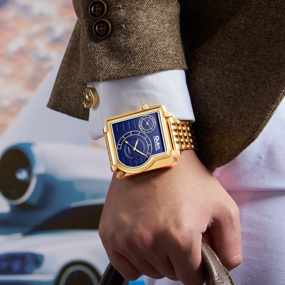 Montre-bracelet à quartz pour hommes avec bracelet en acier inoxydable et affichage analogique pour les occasions professionnelles et décontractées