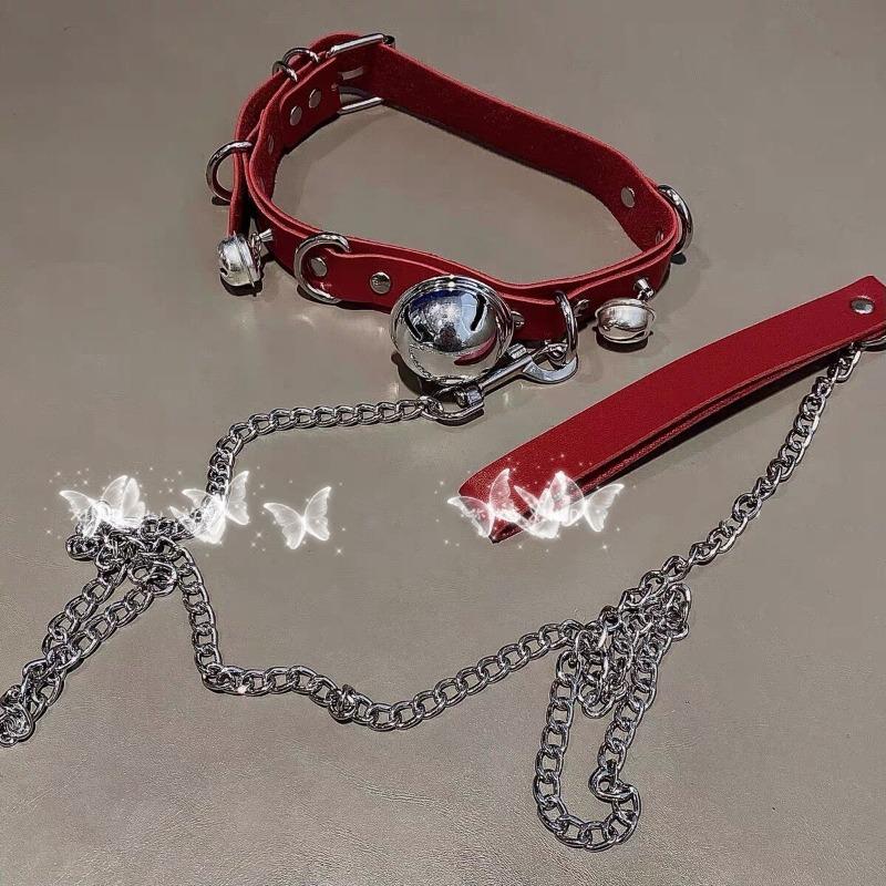 Bell Collar Women's Neckband Chain Neck Ring Men's Collar Chain Neck Ring Necklace Neck Ring Necklace Loop
