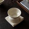 Ceramic Plant Ash Tea Strainer Set High-end Tea Leaf Filter Separator Tea Accessories