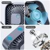 Portable USB Desk Fan 360° Adjustable 3 Speed Quiet Mini Desktop Cooling Fan