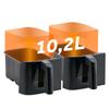Friggitrice ad aria grande 10,2L Friggitrice ad aria XL Doppia camera Berdsen 1700W Bd-657 Nero
