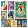 Skiing Baseball Metal Sign Austria Vintage Posters Sport Club Ski Metal Plaque Decorative Metal Plate Iron Painting Sport Wall