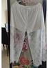 Leggings Hanfu Corti 7/10 da Donna in Pizzo e Pile - Strato Interno Caldo Stagionale Anti-esposizione