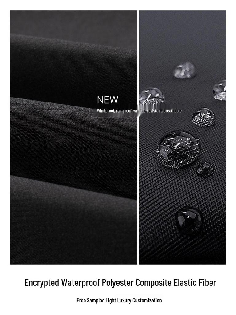 BMW Waterproof Workwear Jacket with Custom Logo for Employees - Stand-up Collar, Autumn/Winter Season