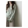 2026 Womens Loose Long Sleeve T-Shirt With Tencel Lyocell Cooling Fabric Breathable Casual Top Yoga Daily Outdoor