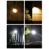 1PCS Outdoor LED Solar Clip Light Portable Waterproof Body Sensor Lamp Courtyard Garden Lamp Patio Home Camping Wall Lights