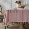 Bohemian Tassels Tablecloth Waterproof and Oil-Resistant Table Cloth Washable Tablecloth Tea Table Dining Table Decoration