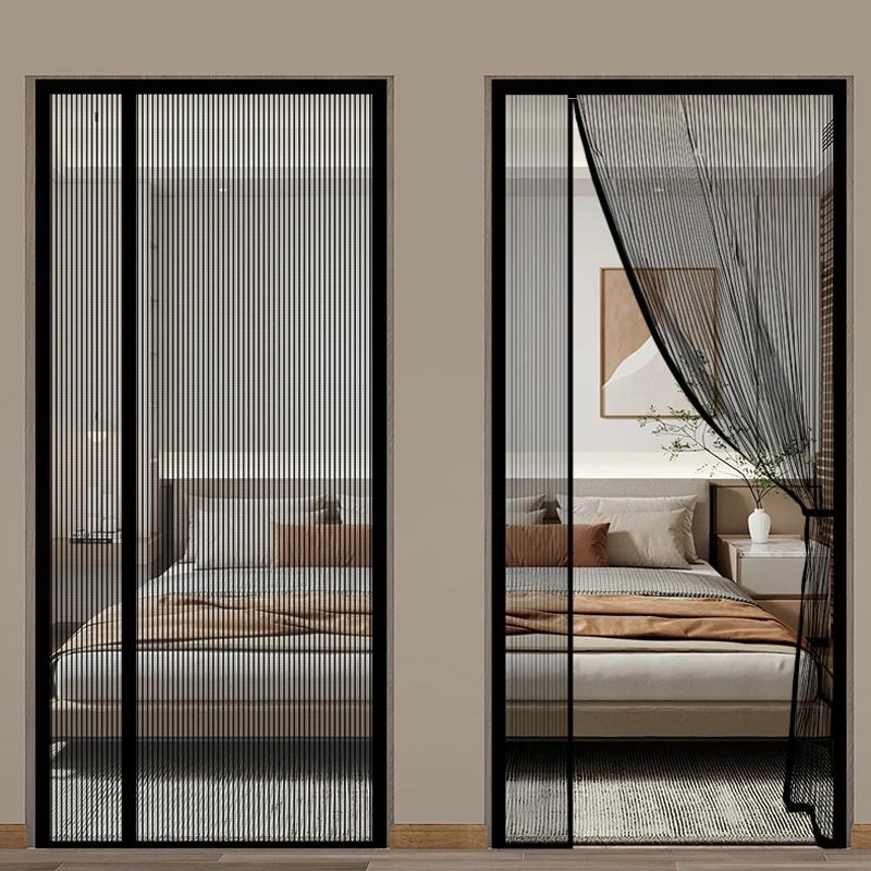 Mesh Mosquito Proof Door Screen Curtains Summer Magnetic Mosquito Net Cover Insect-Proof Automatic Closing Door Screen