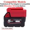 Adapter Converter For Bosch 18V Li-ion Tool To Milwaukee 18V Li-ion Battery Adapter Converter Power Tool Accessory