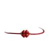 Hot Selling Cinnabar Four-Leaf Clover Bracelet: Fashionable, Versatile, Simple Red Rope Zodiac Year Hand Accessory