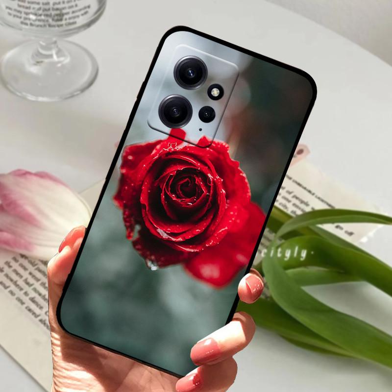 For Xiaomi Redmi Note 12 4G Case Cover Shockproof Silicone TPU Phone Back Cover for Xiaomi Redmi Note 12 Pro 5G 4G Fundas Note12