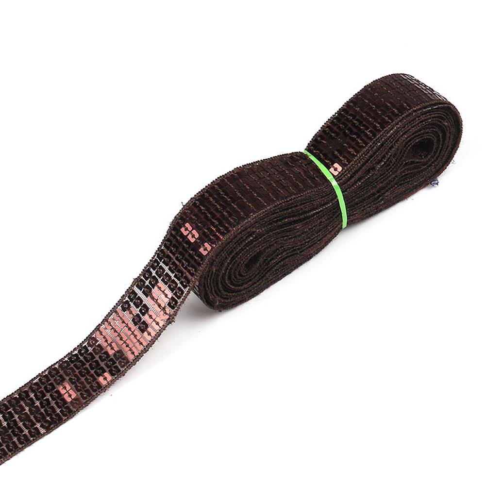20 Yard Shiny Sequin Ribbon Beading Lace Trim Sequin Sewing Fabric For Patchwork Applique Craft Diy Wedding Dress Decoration