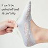 Summer Women Boat Socks Lace Flower Breathable Silicone Non-slip Thin Invisible Ankle Sock Fashion Transparent Short Sox