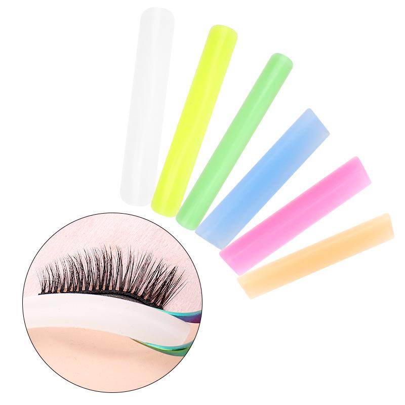 6 Pairs Rainbow Eyelash Perm Silicone Pads for Extension Tools