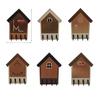 Rustic House Shape Wall Hanger With Home Sign For Wall Decor Gift