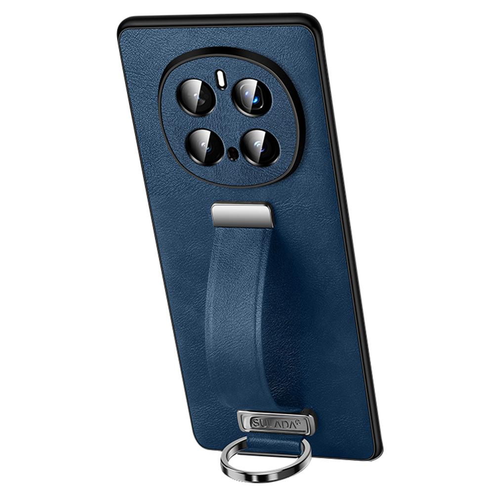 

SULADA Fashion Series for Honor Magic7 Pro 5G Case Wristband Kickstand Leather Back Phone Cover A