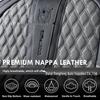 Universal Leather Car Seat Covers for Sedans, SUVs, and Trucks