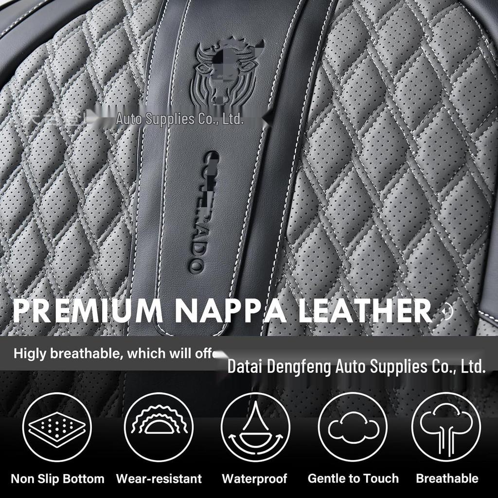 Universal Leather Car Seat Covers for Sedans, SUVs, and Trucks