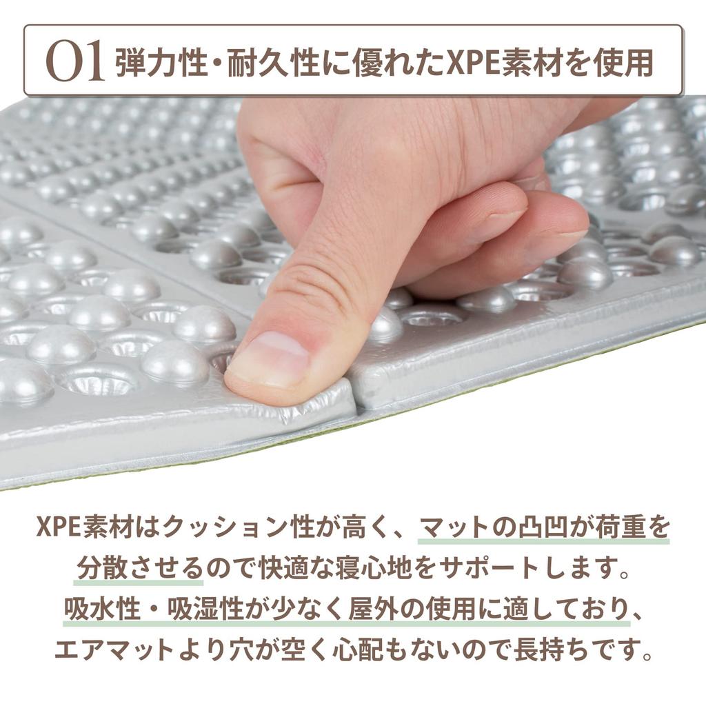 GN hliníková venkovní podložka skládací, lehká, celoroční kempingová podložka pro volný čas