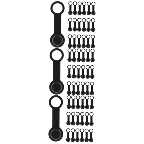 

TINEASUR 60pcs Brake Nuts Rubber Brake Bleeder Cap Brake Bleeder Cap Auto Rake Bleeder 3.40X1.10X1.00CM чёрный