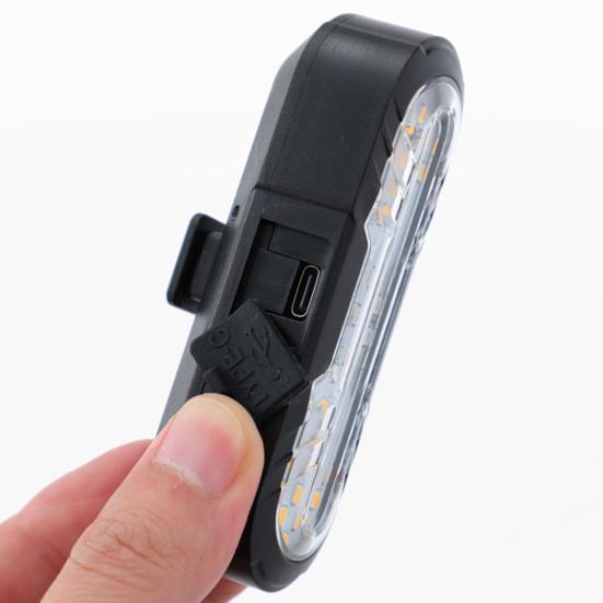 Bicycle Tail Light Waterproof Remote Control Turn Signal Light Type-C Rechargeable MTB Road Mountain Bike Rear Night Riding Bike Safety Warning Lamp