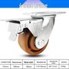 3 to 5 Inch High-Temperature Resistant Swivel Casters with Glass Fiber Bakelite for Oven Carts (Up to 300°)