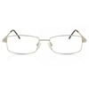 Full Rim Rectangle Silver Smartbuy Collection Leyton 510d Fashion Unisex Eyeglasses