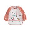 Grembiule da allattamento impermeabile a maniche lunghe per bambini, per bambini piccoli, con tasca