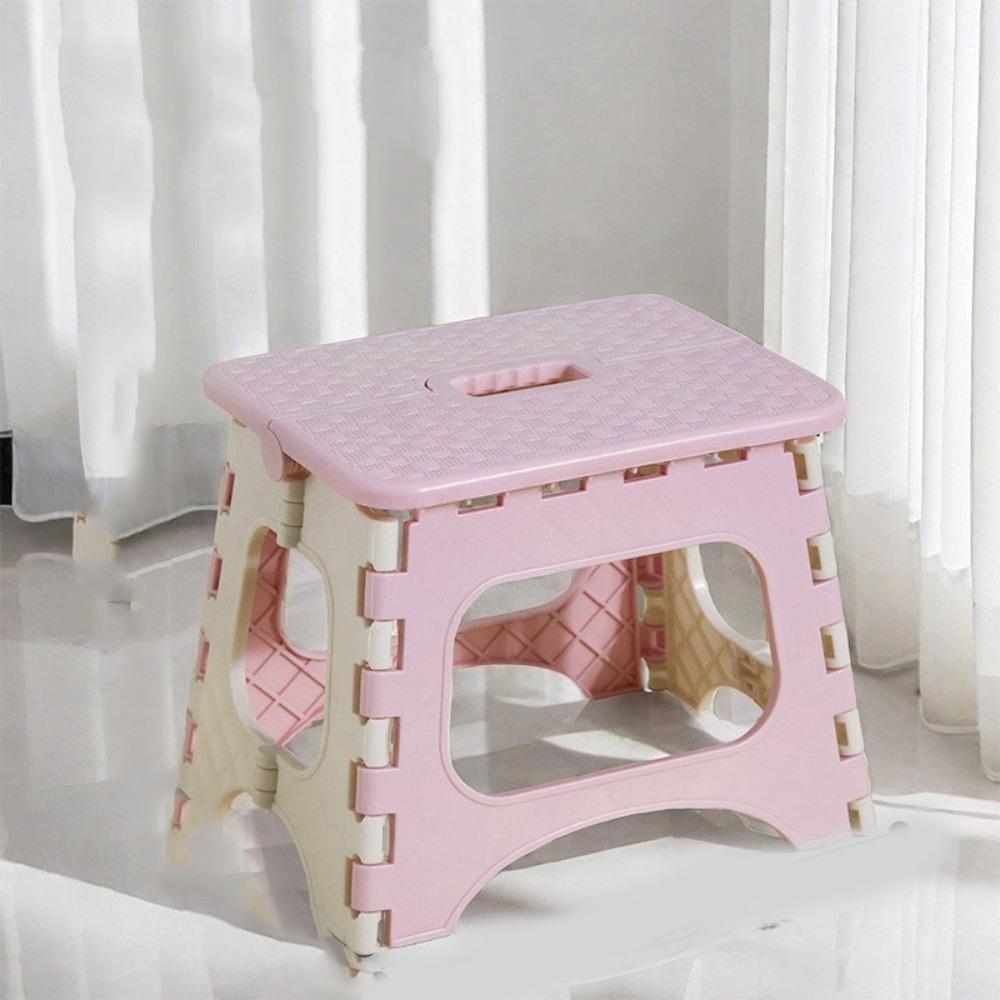 Lightweight Small Bench  Chair Plastic Shoe Changing Stool Portable Folding Stool  Children Adult
