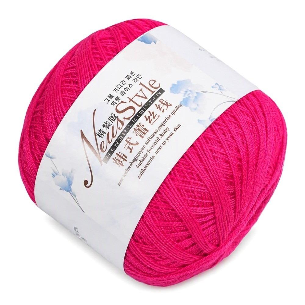2pcs Size 10 Crochet Thread Thin Line Lace Thread Yarn Popular Cotton Thread For Knitting