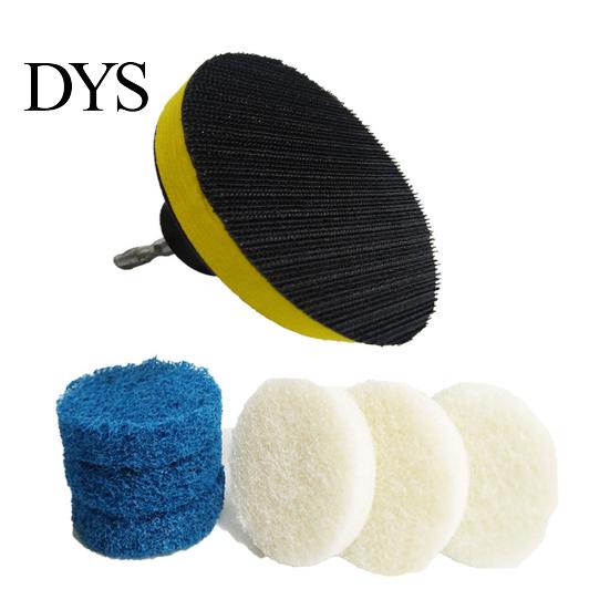 Kit de Escova de Limpeza Elétrica para Furadeira com Placas e Escovas para Limpeza de Sofá, Banheiro, Azulejo, Rejunte e Enceramento