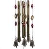 4 Tubes Wind Chimes Bells Decor Aluminium Alloy Hanging Wind Chimes Gift Swing Memorial Wind Chimes Handmade for Balcony Outdoor