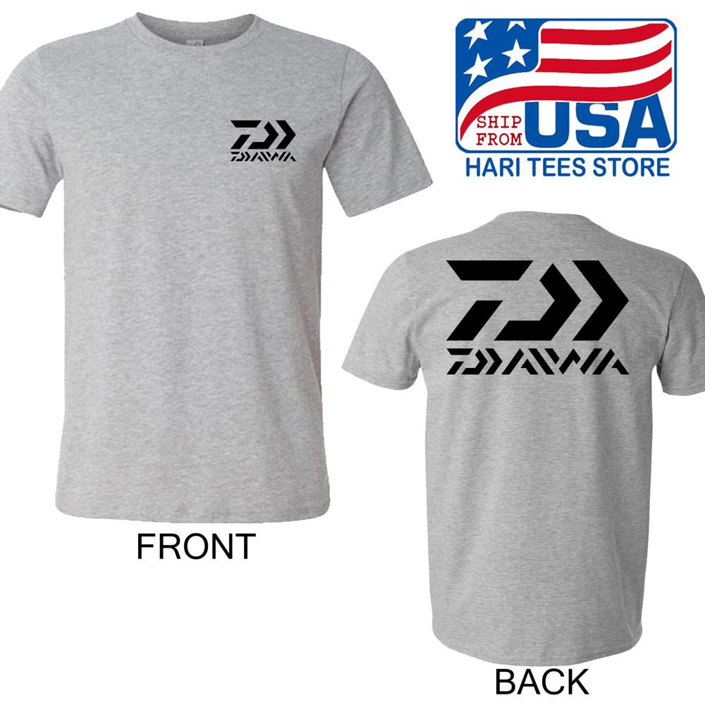 Daiwa Fishing  Grey Size S to 5XL Unisex T-Shirt XXXL