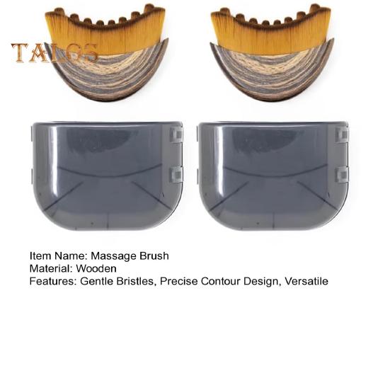 Lymfatická masážní obličejová kartáčová konturovací masážní pomůcka pro konturování linie čelisti a redukci otoků, nástroj pro tvarování obličeje