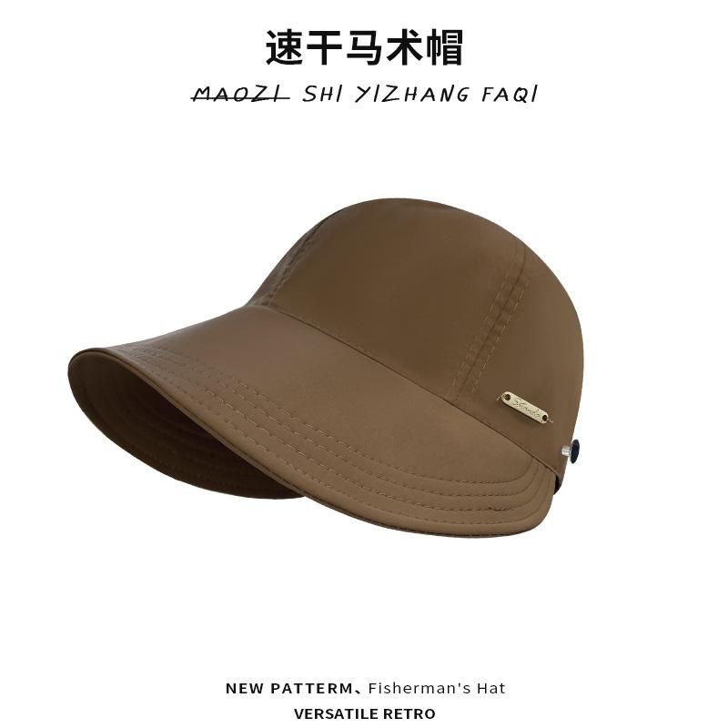 Quick-drying the same sun hat children's versatile duck tongue bucket hat street shot tide show face small sun protection sun hat