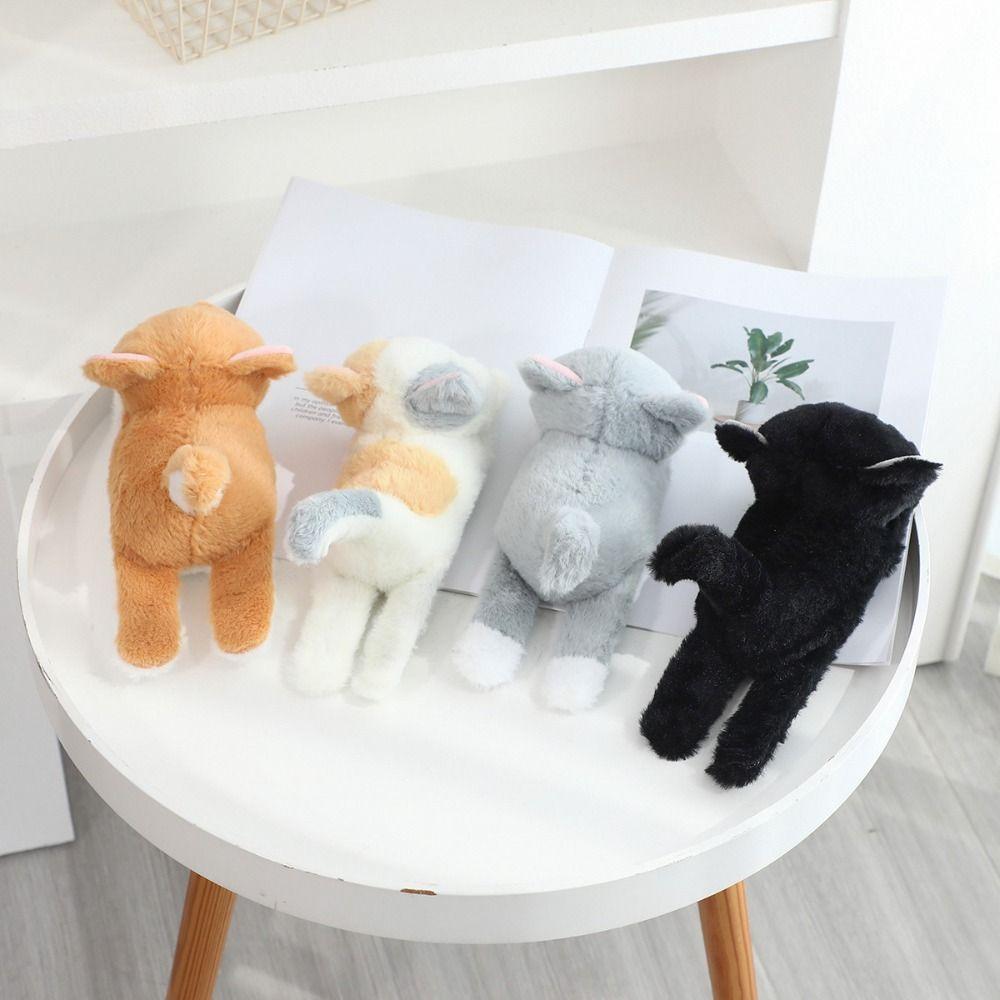 Simulation Cat Plush Slap Bracelet Smile Cat Plush Wrist Band  Birthday Gift