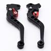 CNC Motorcycle Brake Lever for FZ16: Clutch & Brake Bullhorn Short Handle.