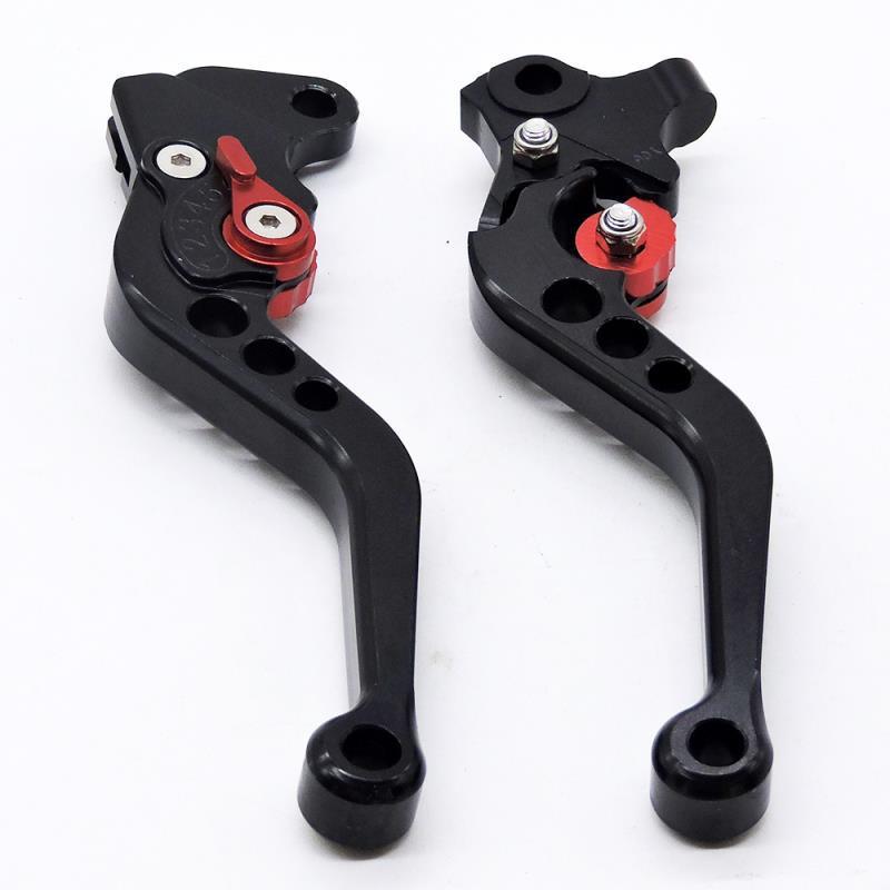 CNC Motorcycle Brake Lever for FZ16: Clutch & Brake Bullhorn Short Handle.