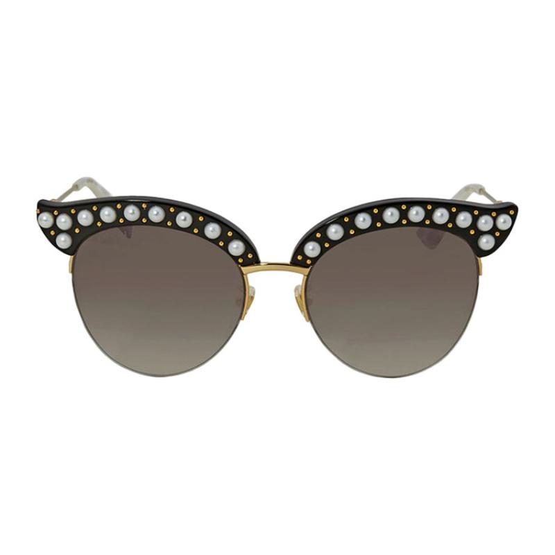 

GUCCI Oval square frame sunglasses eyeglasses frame plate frame Oval unisex style чёрный