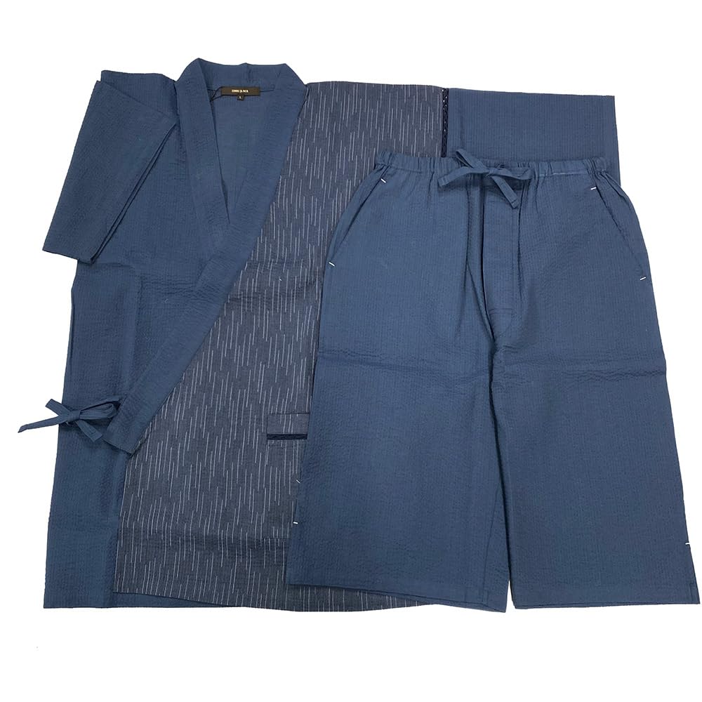 Comme Ca Cotton Jinbei Size LL Men's Loungewear, Uscon,