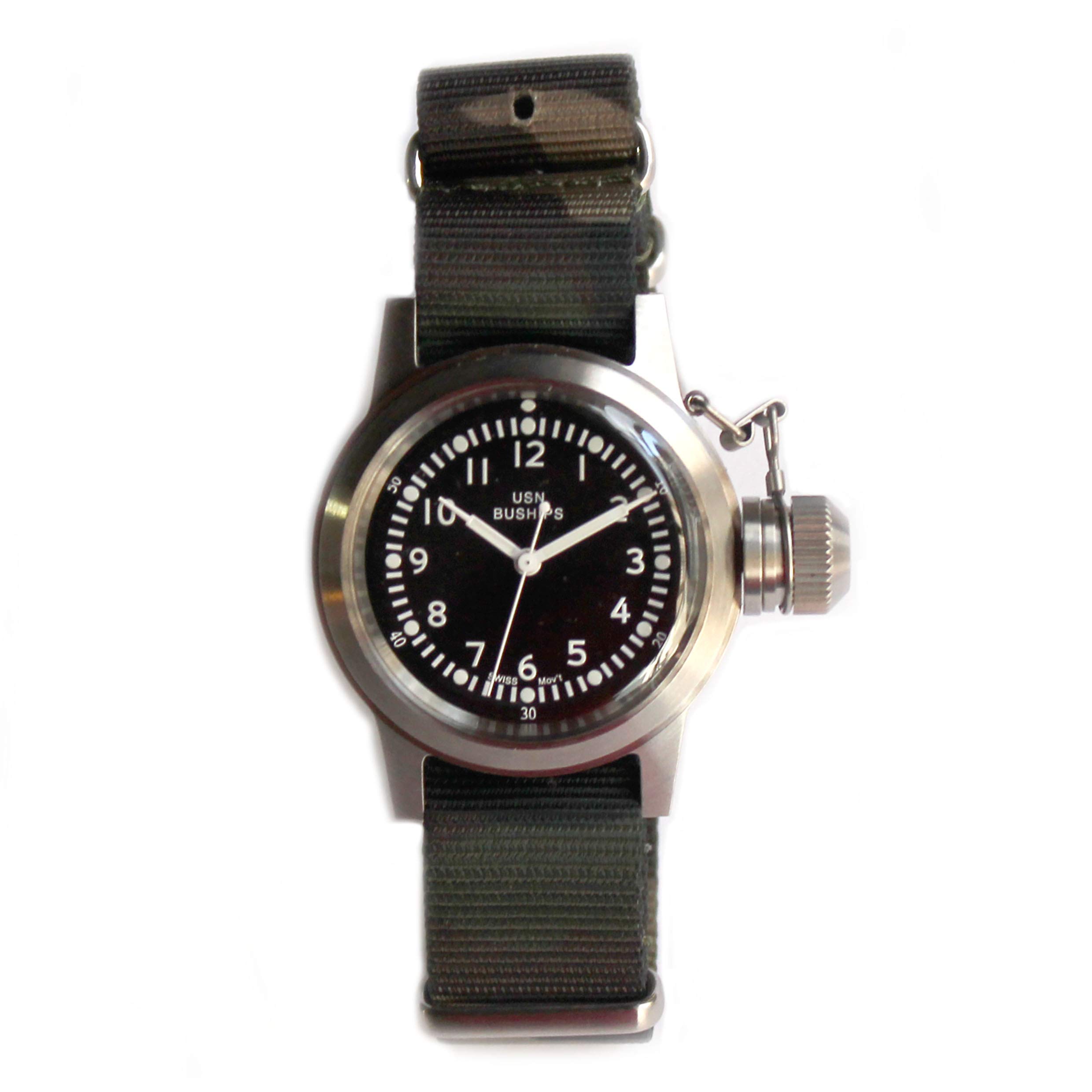 

[Naval watch co.] Военные часы Военно-морские часы Mil.-04 SVCam US MARINE USN BUSHIPS тип