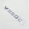 3D Letters V250d V300d NIGHT EDITION ABS 4MATIC Emblem for V Class W447 Car Fender Badge Trunk Nameplate Logo Sticker