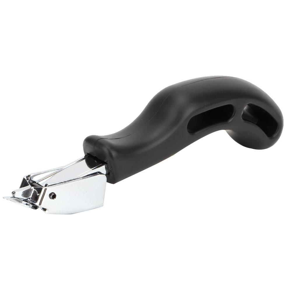 Black Handle Steel Carbon Head Staple Remover Removing Tool Office Supplies