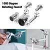 1080 Degree Rotating Faucet Universal Kitchen Aerator Swivel Faucet Wide Swivel