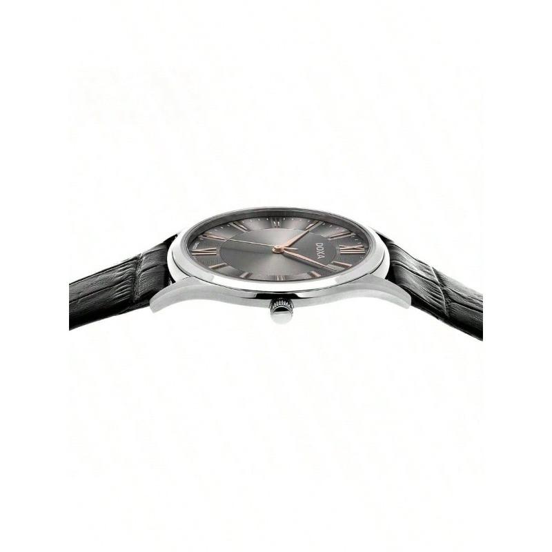 DOXA Herren-Quarz-Uhr Schwarz D201SGY