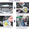 Windscreen Cleaner Tablets, 10Pcs Windscreen Cleaner Tabs, Multifunctional Concentrated Glass Cleaner Effervescent Tablets for Car Kitchen Windows