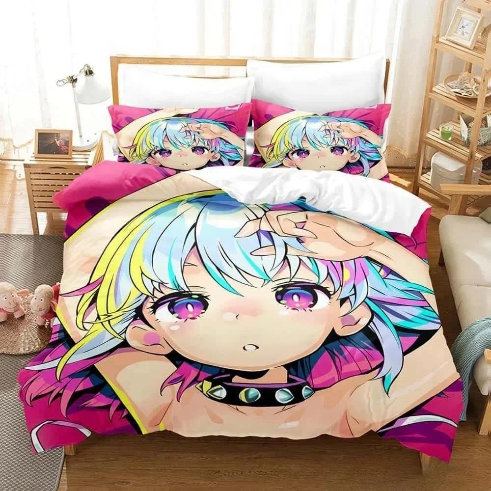 3D Print Anime Dohna Dohna Bedding Set Single Twin Full Queen King Size Bed Set Adult Kid Bedroom Duvet Cover Sets Home Textiles