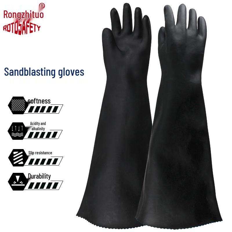 Rongzhituo L650S Latex Sandblasting Gloves